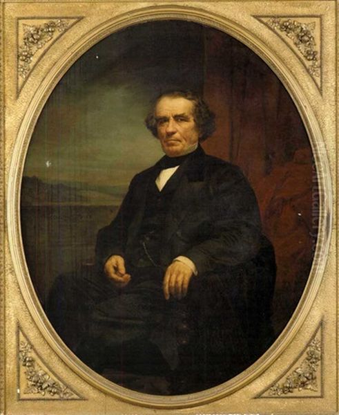 Portrait Of Daniel Webster Oil Painting by Constant Mayer