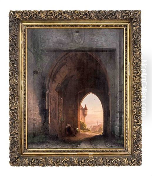 Stilles Gebet Oil Painting by Friedrich Carl Mayer