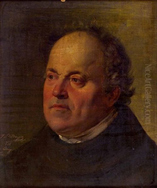 Portrait Eines Herrn Oil Painting by Johann Nepomuk Mayer