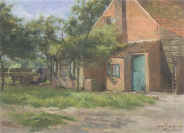 Ferme A Veere Oil Painting by Jean Mayne