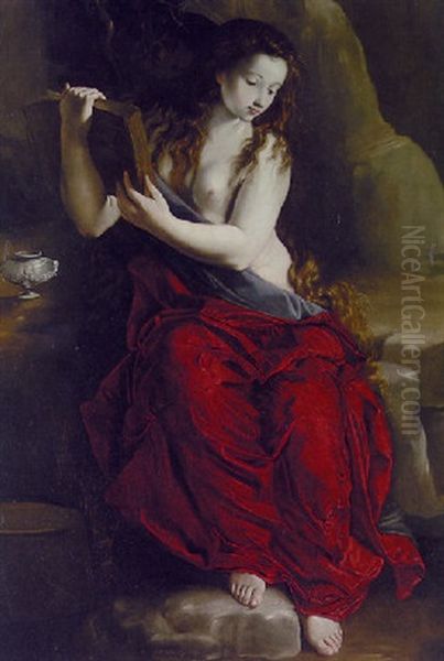 The Penitent Magdalen In The Desert Oil Painting by Juan Bautista (Fray) Mayno