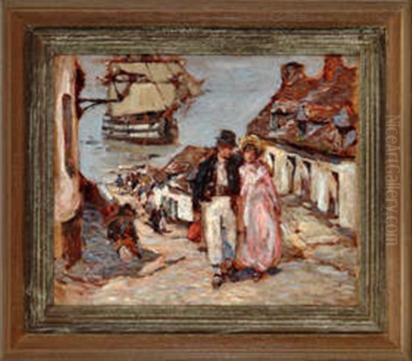 From Southern Seas Oil Painting by William Frederick Mayor