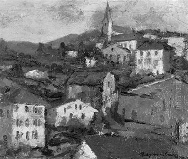 Passau Oil Painting by Max Mayrshofer