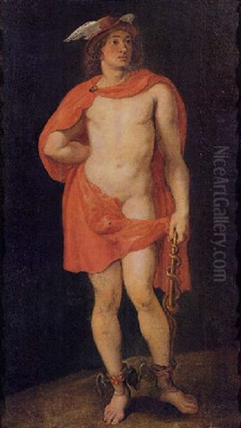 Mercurio Oil Painting by Juan Bautista Martinez del Mazo