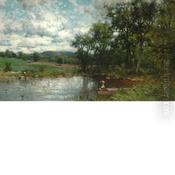 An Afternoon On The Pond Oil Painting by George Herbert McCord