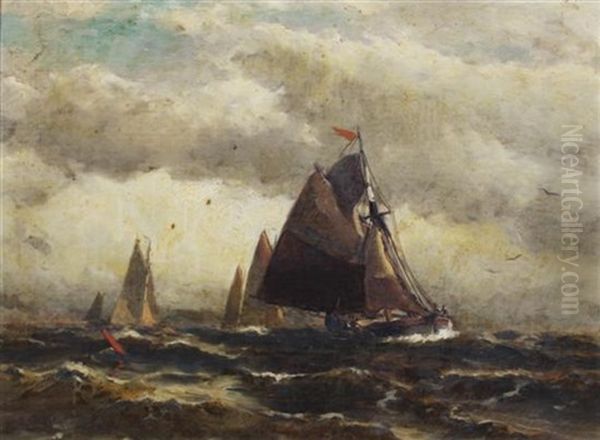 The Regatta Oil Painting by George Herbert McCord