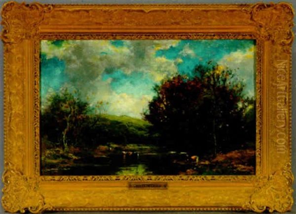 Summer Landscape Oil Painting by George Herbert McCord