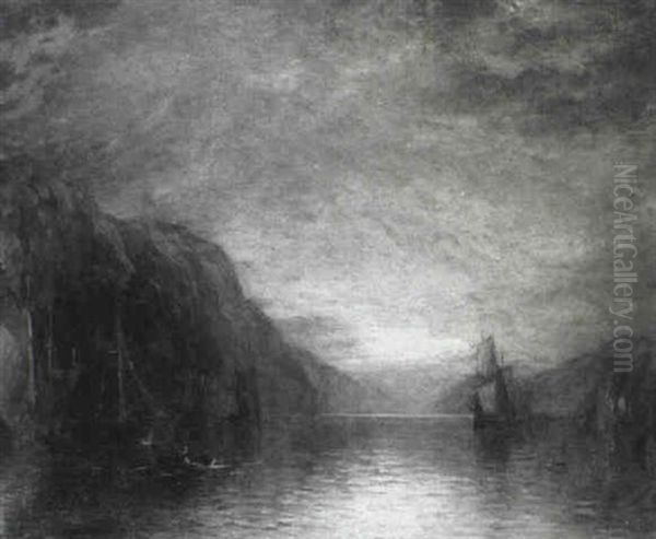 On The Upper Hudson Oil Painting by George Herbert McCord