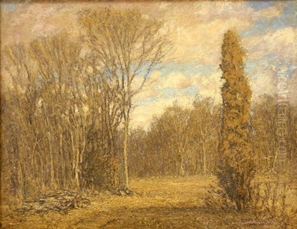 Autumn Landscape Oil Painting by Samuel Harkness Mccrea