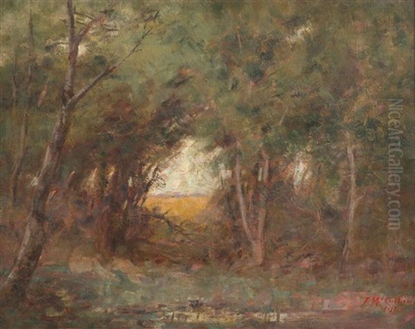 Ti-tree Study Oil Painting by Frederick McCubbin