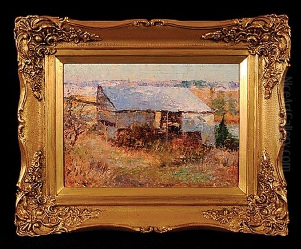 Old Shed Oil Painting by Frederick McCubbin