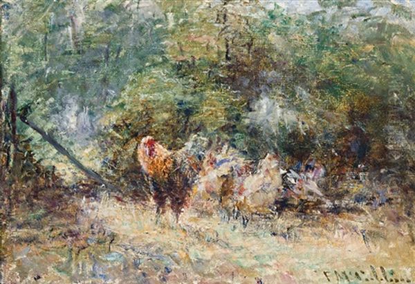 Poultry (study) Oil Painting by Frederick McCubbin