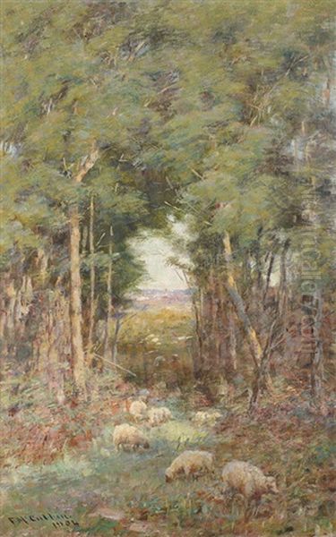 Pastoral Oil Painting by Frederick McCubbin