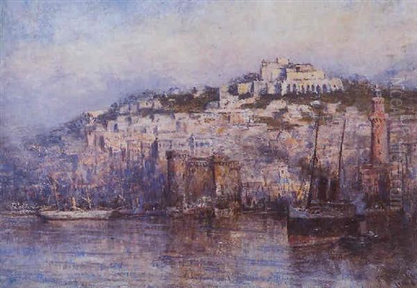 Bay At Naples Oil Painting by Frederick McCubbin