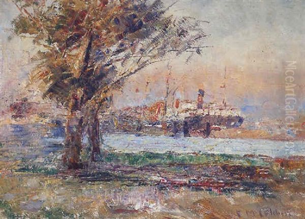 Williamstown Oil Painting by Frederick McCubbin