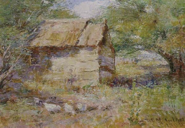 Shepherd's Hut, Macedon Oil Painting by Frederick McCubbin