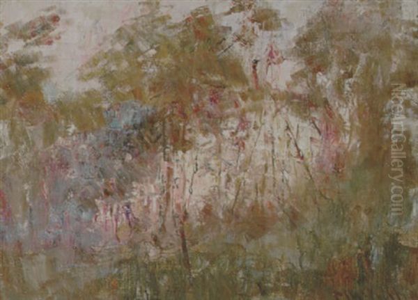 A Bush Glimpse Oil Painting by Frederick McCubbin