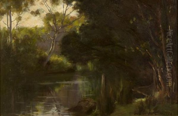 The Last Gleam Oil Painting by Louis Mccubbin