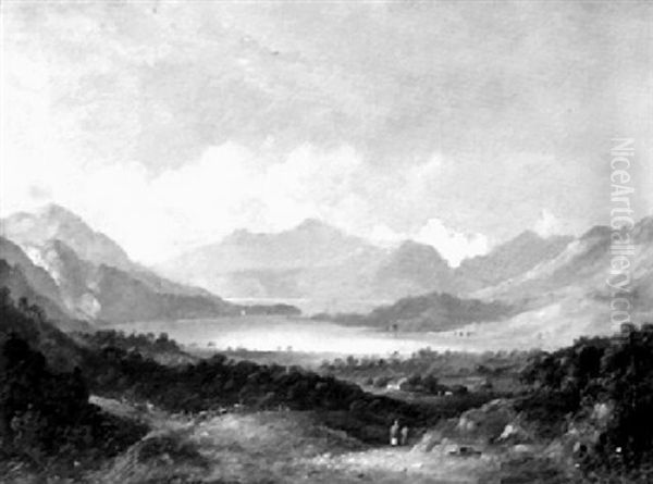 Loch Leven, Argylshire Oil Painting by Horatio McCulloch