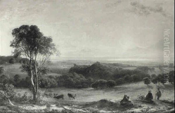 A Fine View Oil Painting by Horatio McCulloch