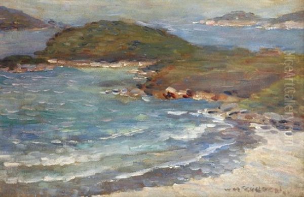 Two Fold Bay Oil Painting by Wilfred McCulloch