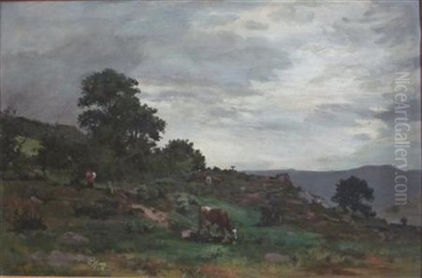 Approaching Rain Oil Painting by John Blake McDonald