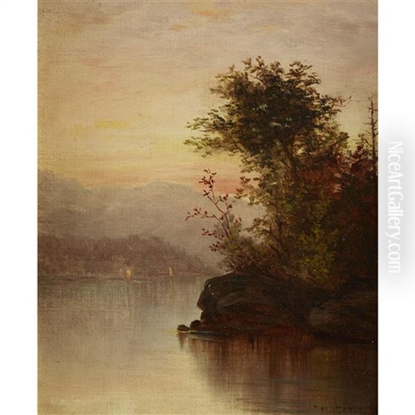 Twilight Oil Painting by Jervis McEntee