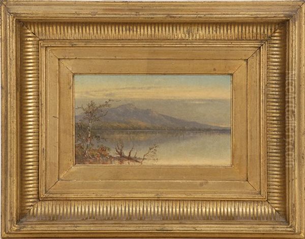 Mountain Lake Oil Painting by Jervis McEntee