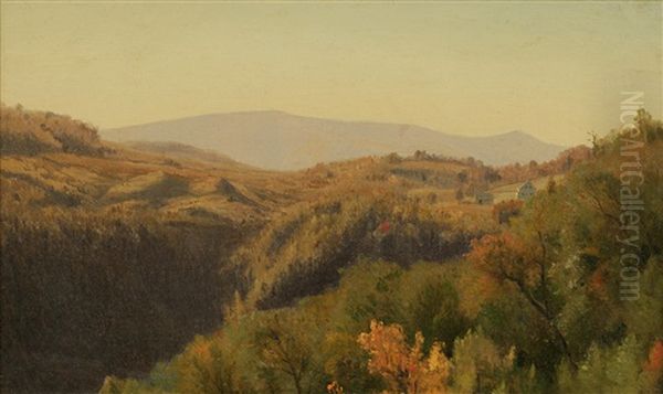 Kaaterskill Clove Oil Painting by Jervis McEntee