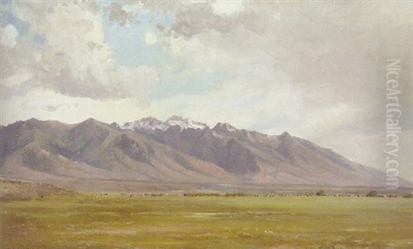 Lamoille Valley, Nevada Oil Painting by Jervis McEntee