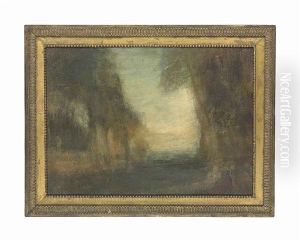 Homage A Turner Oil Painting by Arthur Ambrose McEvoy