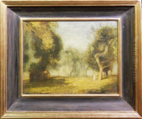 In The Orchard Oil Painting by Arthur Ambrose McEvoy