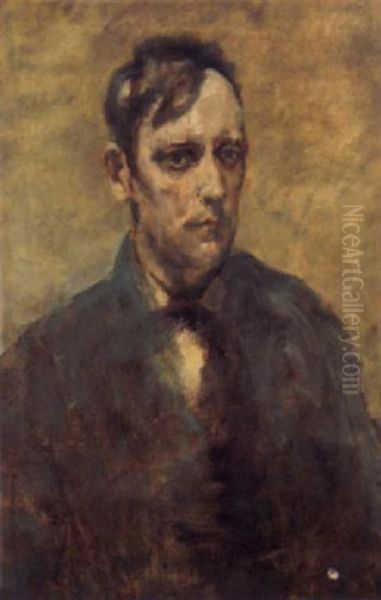 Self Portrait Oil Painting by Arthur Ambrose McEvoy