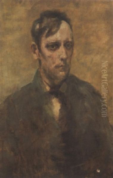 Self Portrait Oil Painting by Arthur Ambrose McEvoy