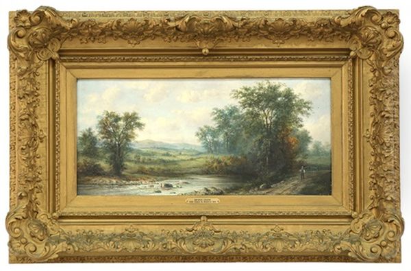 Esopus Creek (catskill Mountains) Oil Painting by Henry Nesbitt Mcevoy