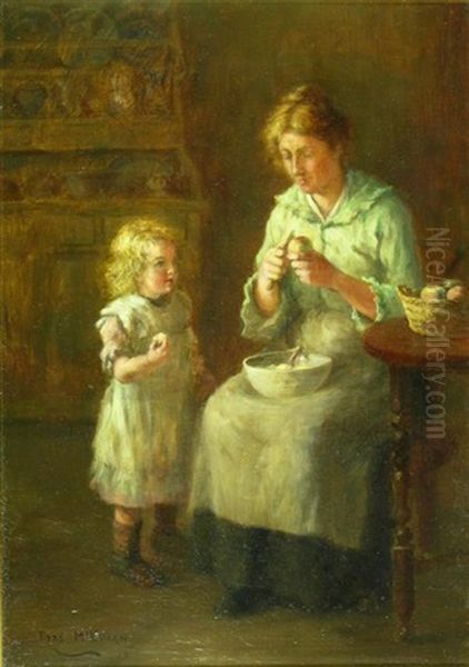 A Dainty Dish Oil Painting by Tom Mcewan