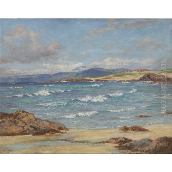 The Deserted Beach Oil Painting by John Mcghie