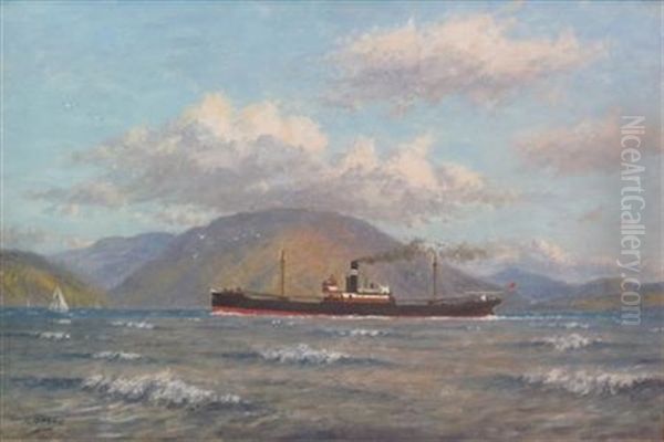 Steamboat On The Clyde Oil Painting by John Mcghie