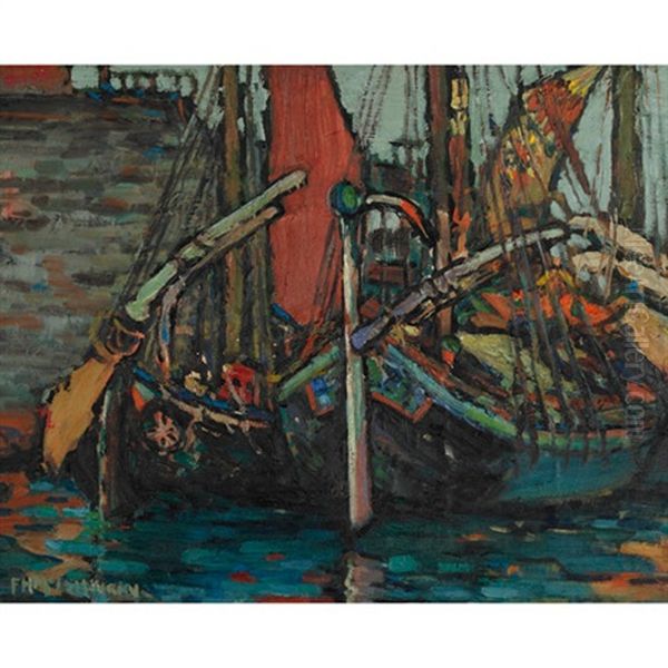 Boats, Venice by Florence Helena Mcgillivray