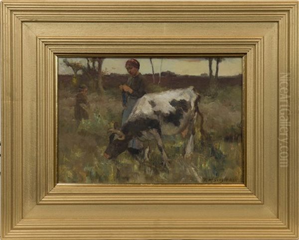 Out To Pasture Oil Painting by Robert McGregor