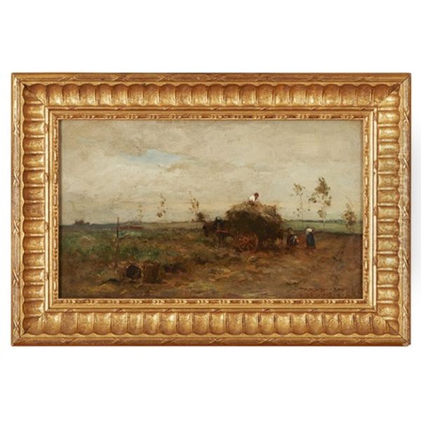 Haymaking Oil Painting by Robert McGregor