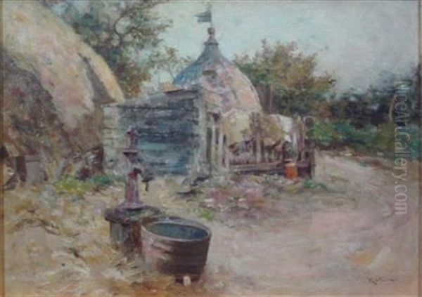 The Old Water Pump Oil Painting by Robert McGregor