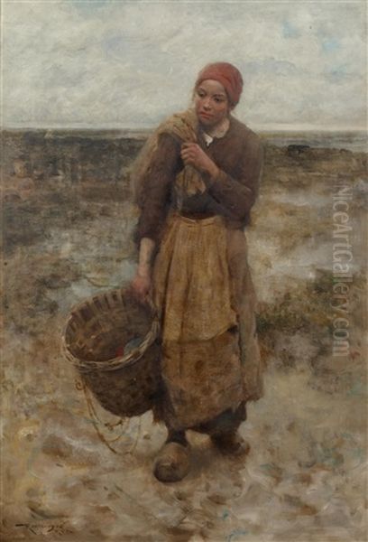 The Fisher Girl Oil Painting by Robert McGregor