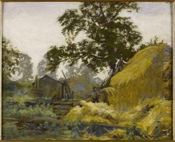 Harvest-time Oil Painting by Robert McGregor