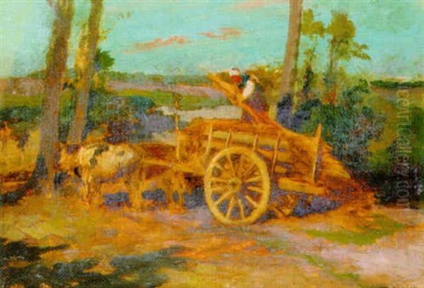 The Bullock Cart Oil Painting by Robert McGregor