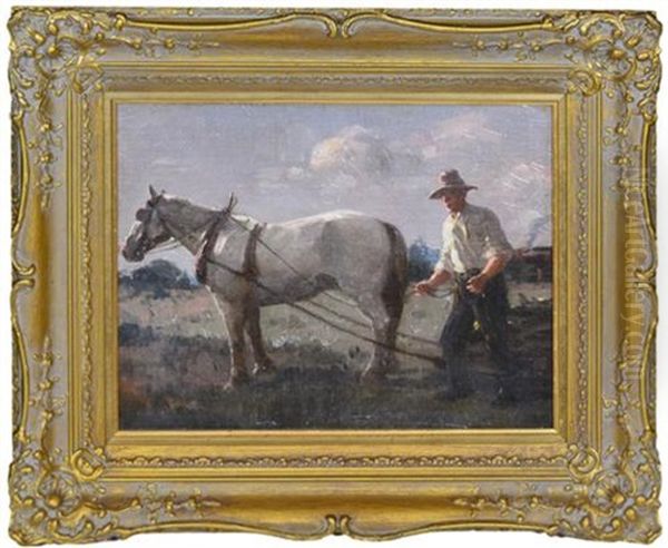 The Ploughman Oil Painting by William Beckwith Mcinnes