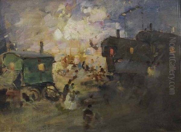 The Gypsy Camp Oil Painting by William Beckwith Mcinnes