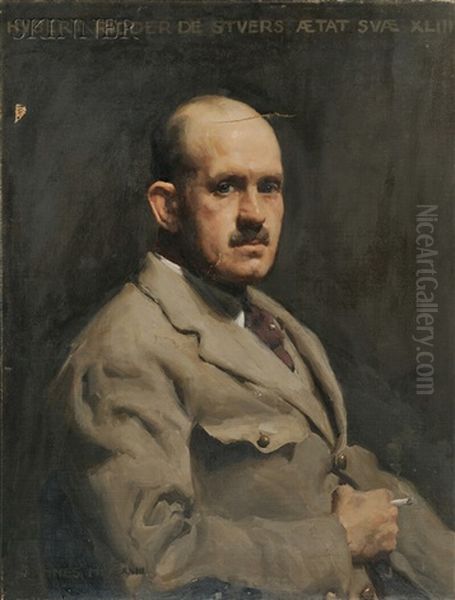 Hubert Ridder De Stuers, Age 43 Oil Painting by William Beckwith Mcinnes