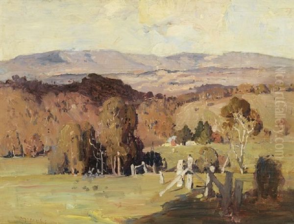 The Dandenong Ranges Oil Painting by William Beckwith Mcinnes