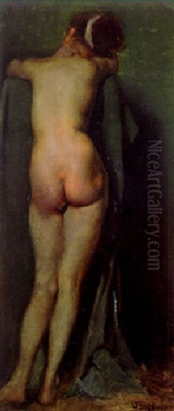 Standing Nude Oil Painting by William Beckwith Mcinnes